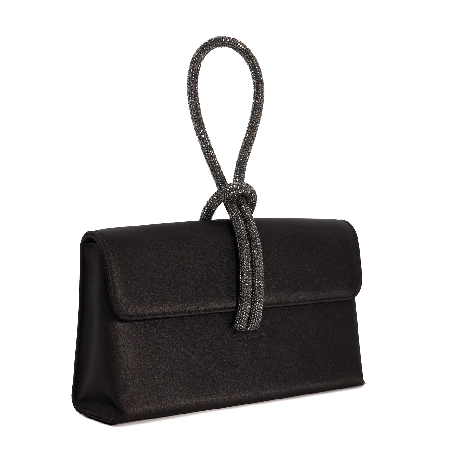 BRYNIE BLACK SATIN