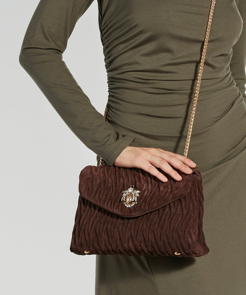 AW25 - DARLING DARK BROWN-SUEDE