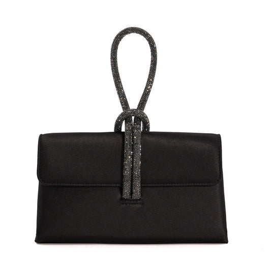 BRYNIE BLACK SATIN